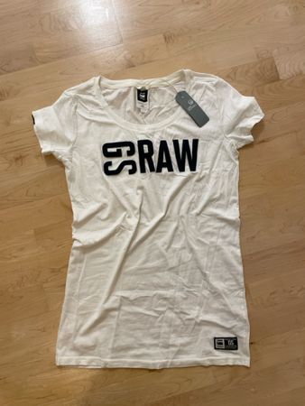 G-Star Raw Long Shirt Strandkleid Shirt Weiss Neu in S - M. 