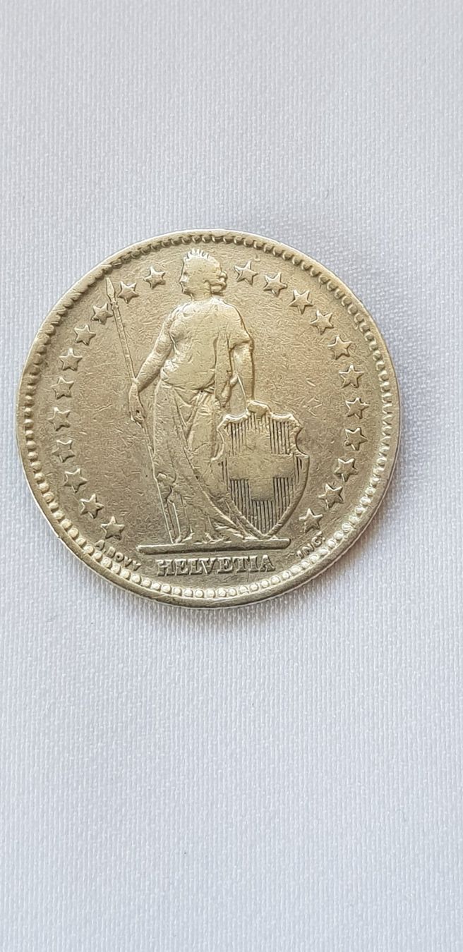 Tutti le monete: 2 Franken 1879 Schweiz – Usato da Dällikon venduto da Toyfan 3