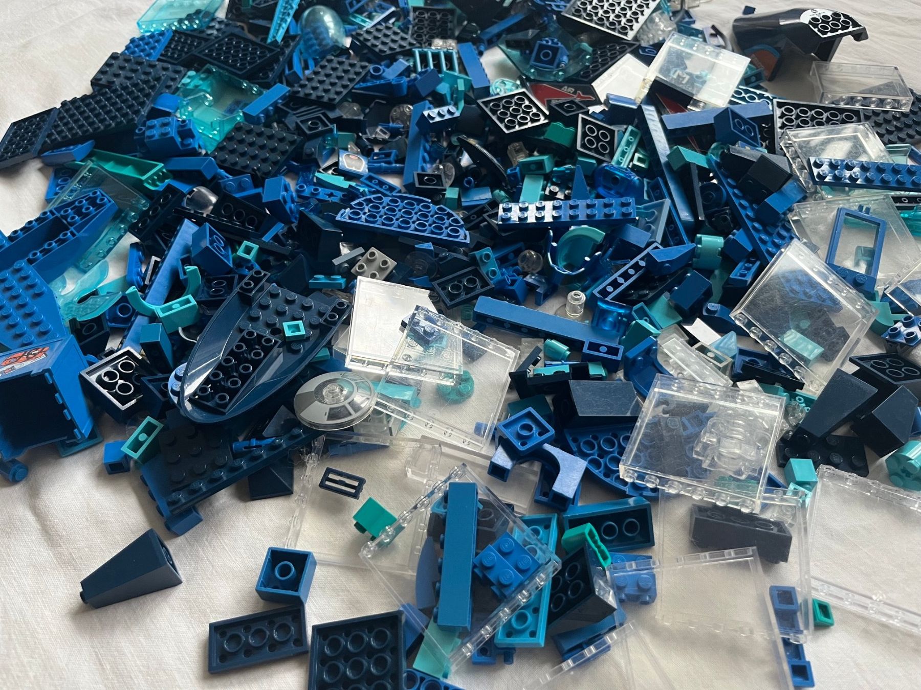 Lego Baukästen: Lego Einzelteile blau – Gebraucht aus Biel/Bienne von and040 2