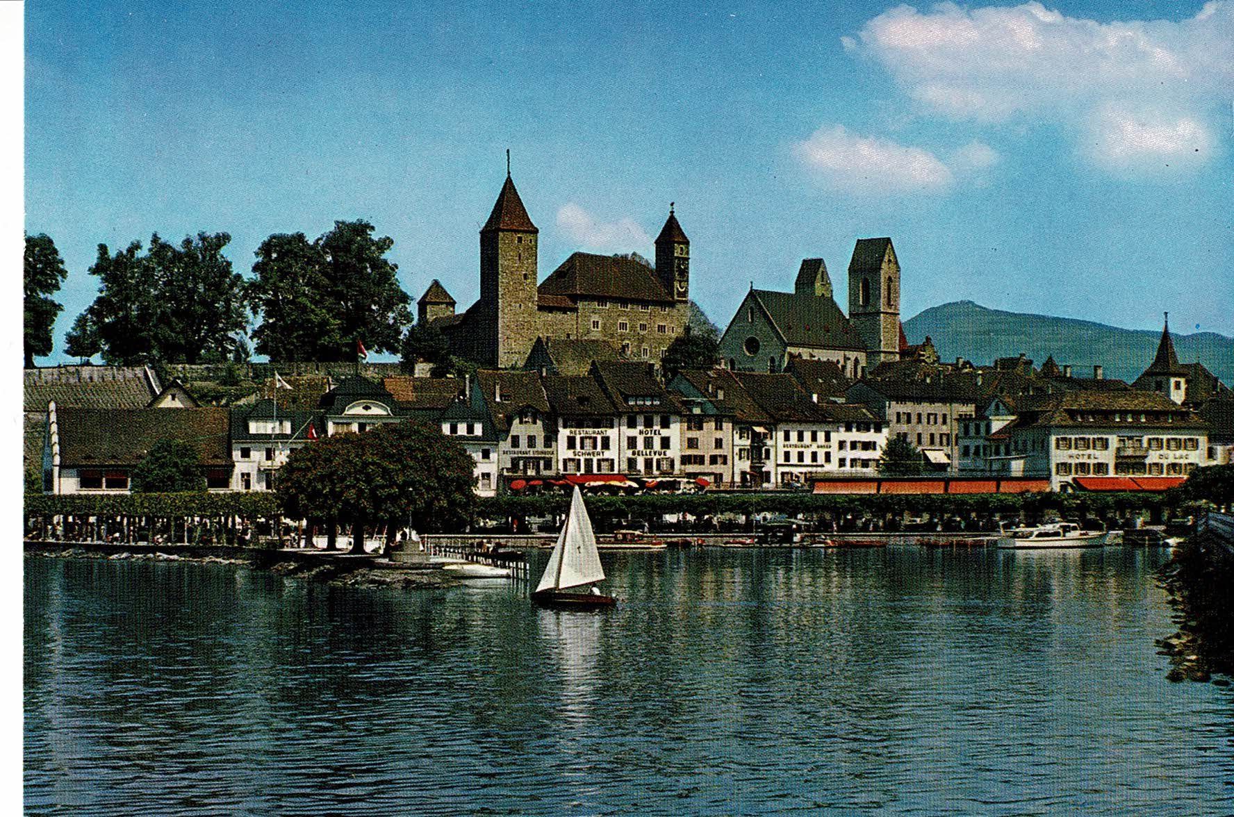 Cartoline postali: Ansichtskarte Rapperswil – Usato da Ebmatingen venduto da desalli