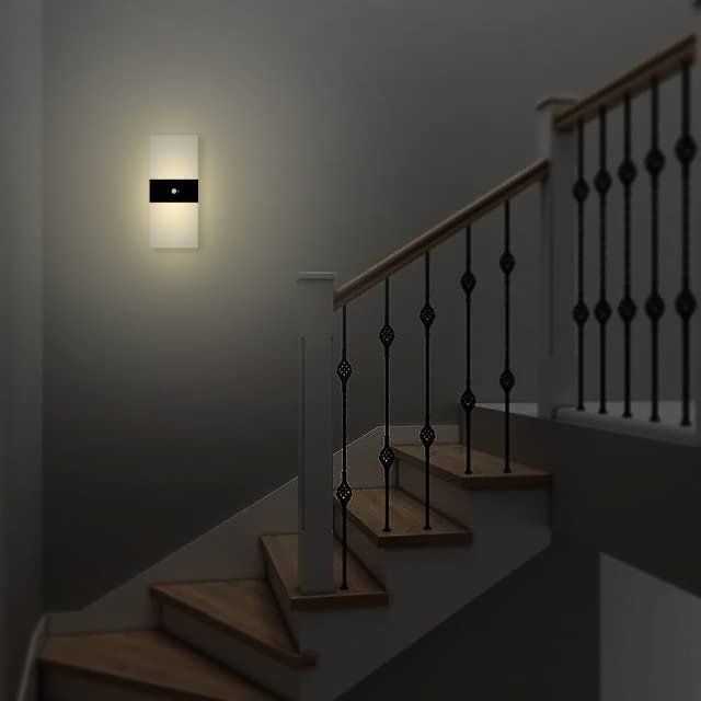Lampade: LED Wandlampe Mit Bewegungsmelder 2 stk. – Nuovo e nell'imballaggio originale da Nuglar venduto da SaleRitter 2