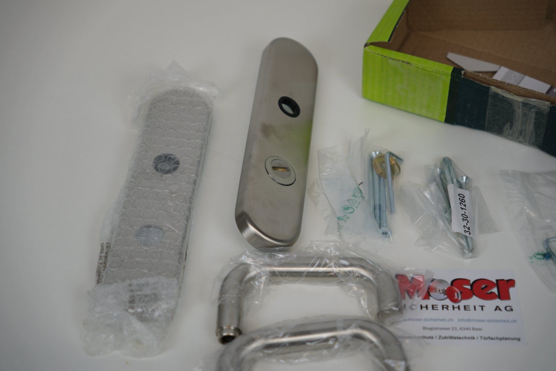 Ferramenta: Si-Drücker-Drücker-Langschild-Grt., RZ-78mm – Nuovo (secondo la descrizione) da Baar venduto da moserteam