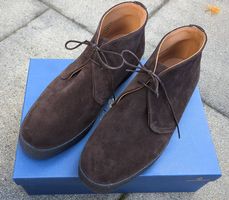 Sanders Sam Pinner Suede Boots Gr. 9.5 (neu & ungetragen)