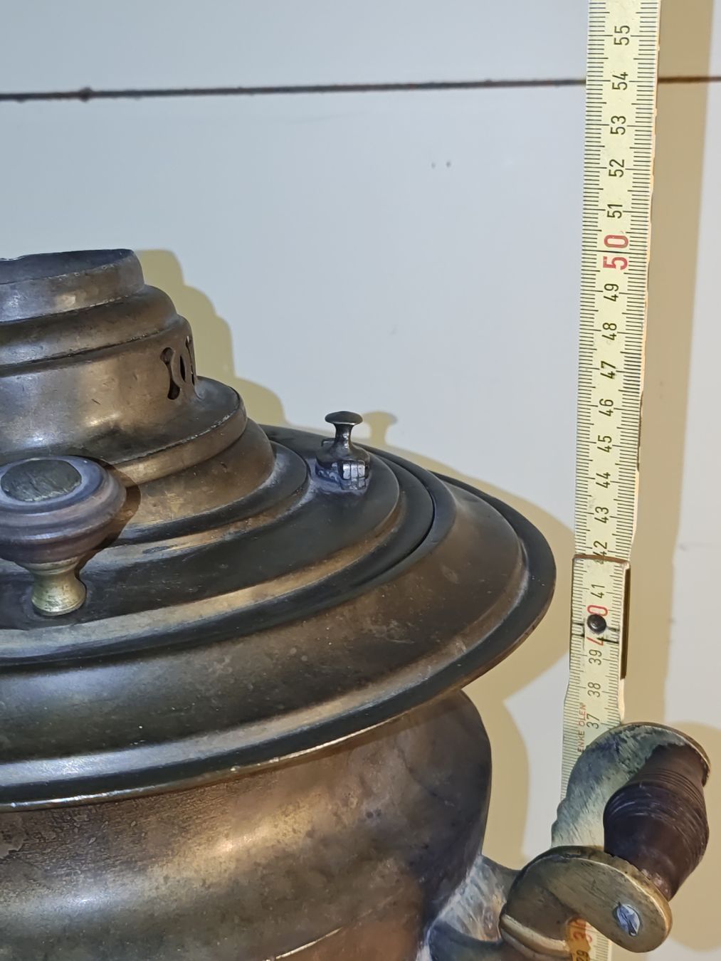 Töpfe: Samowar, antik, aus Messing - Einzigartiges Schmuck.(nov471) – Gebraucht aus Künten von Schnaepplihuus 8