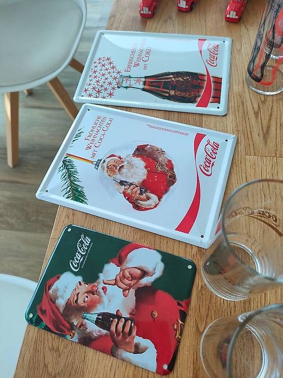 Ecriteaux: Coca-Cola Sammlung - Gläser, Blechschilder, Plüschtiere – D'occasion à Beinwil am See par m4c2005 1