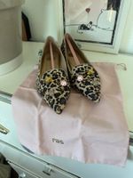 RAS Leo Leder Loafer mit Schmuckkäfern 41 NEU