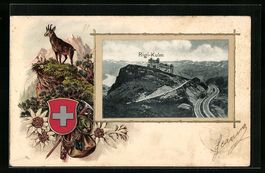Rigi-Kulm, Ansicht eines prächtigen Geb