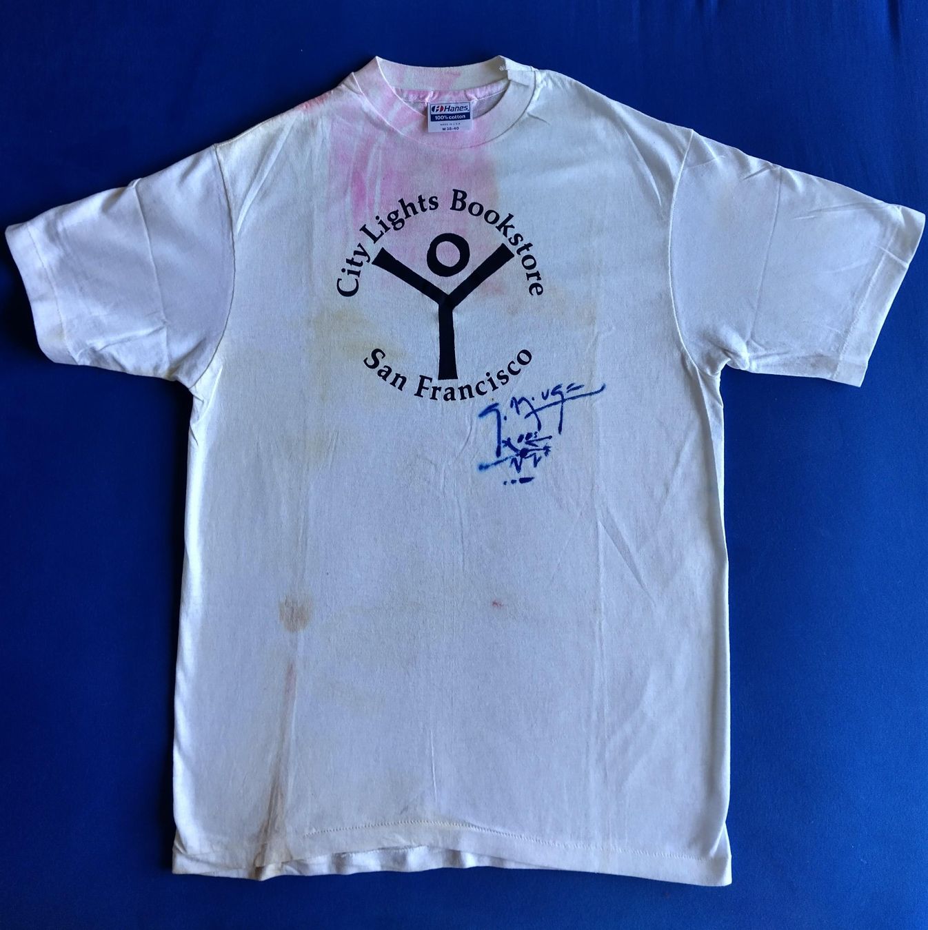 T-shirt: Stanley Mouse signed City Lights T-Shirt – Usato da Bern venduto da Izzyg