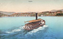 Lugano battello schiff boot