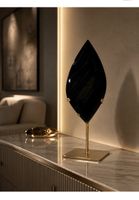 Schwarze Obsidian Flamme aus Brasilien – 30,5 cm | 1,52 kg |