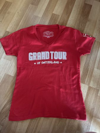 Grand Tour Damen T-Shirt, Rot, Grösse M