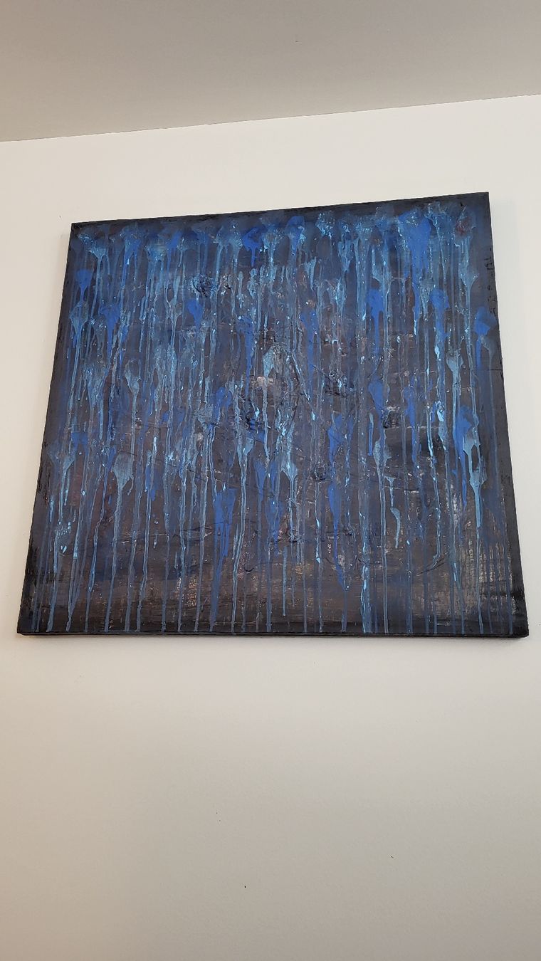 Tableaux: Wunderschönes Original Gemälde signiert Stille – D'occasion à Zürich par TurtleRain 2