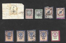 LOT OESTERREICH STEMPELMARKEN ab ca. 1870