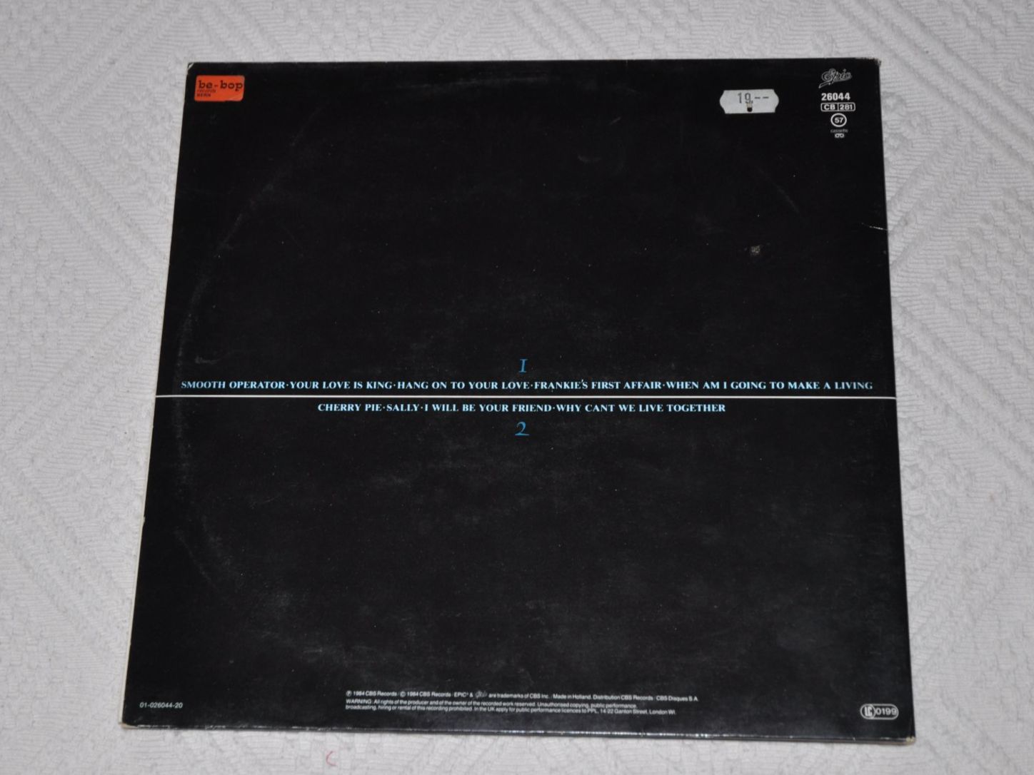 Vinyles: LP Sade - Diamond Life – D'occasion à Boll par Theodora15 1