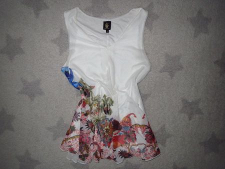 NEUE DESIGUAL Damen Shirt Bluse Gr M