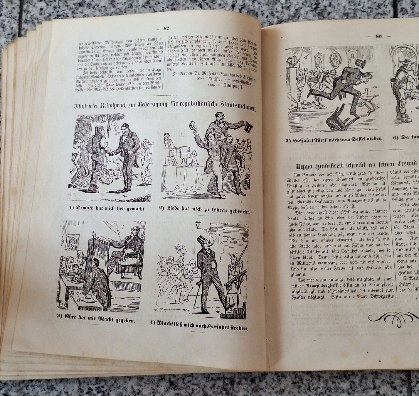 Bücher: Der Postheiri Illustrierte Blaetter 1861  – Gebraucht aus Züberwangen von Christine55 3