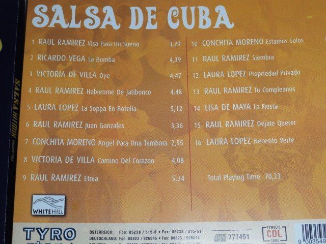 CD: 2CD's + double CD - Ray Barretto, Raul Ramirez,Cesar Pedroso – Usato da Unterbäch venduto da hiliq 3