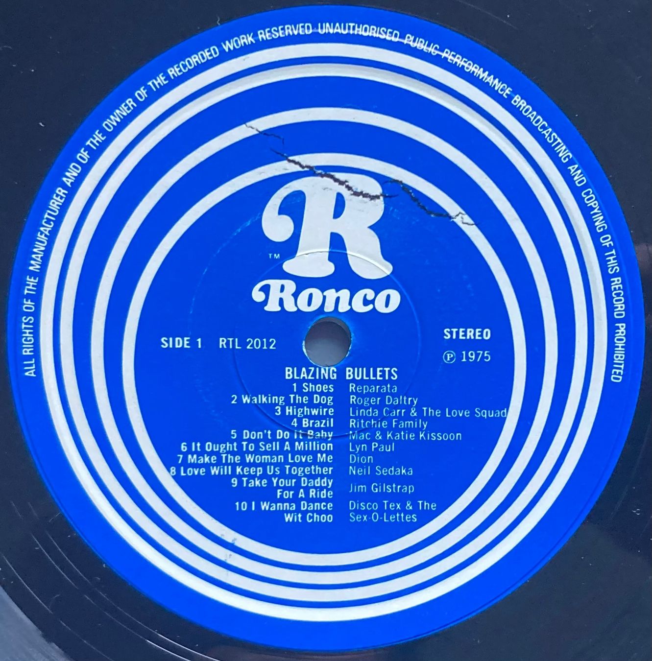 Dischi in vinile: 20 BLAZING BULLETS – Usato da Poliez-Pittet venduto da Newtown-Records 2