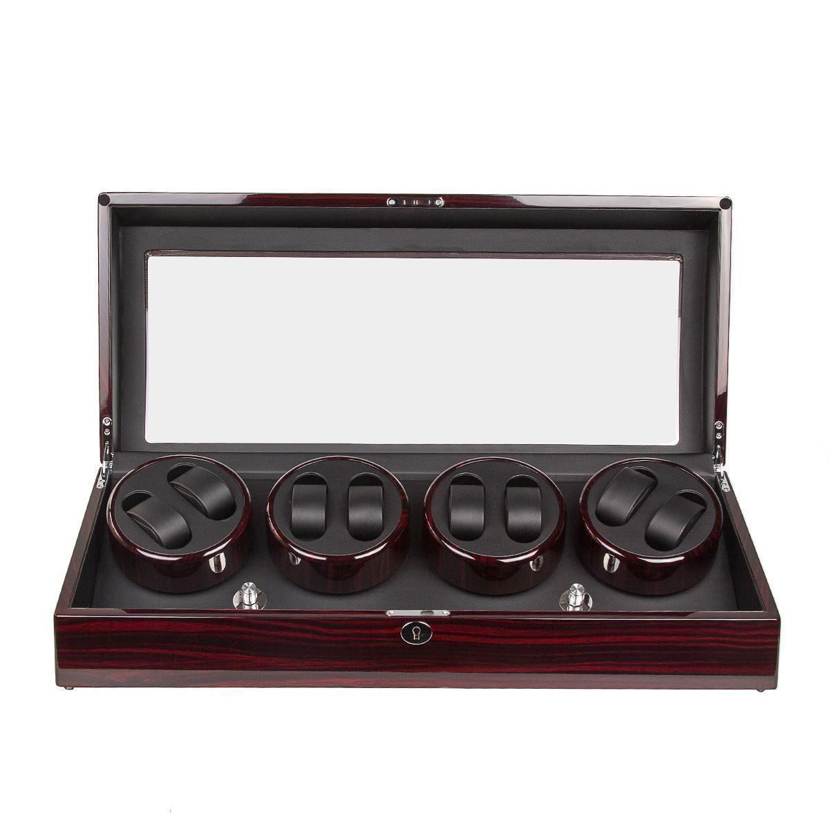 Uhrenboxen: Uhrenbeweger Uhrenvitrine 8+9 Pianolack – Neu (gemäss Beschreibung) aus Thun von Newnewshop 5