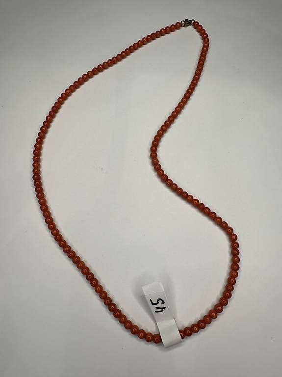 Catenine: Korallenhalskette, 65,5 cm.  – Usato da Küssnacht am Rigi venduto da mis_skz5 1