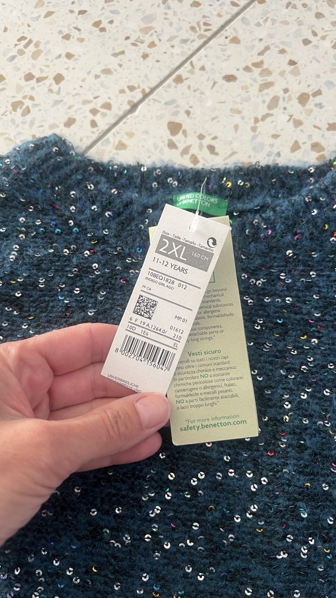 Benetton Maglioni & Felpe: Benetton Pullover Gr. 11-12 petrol – Nuovo (secondo la descrizione) da Tagelswangen venduto da Bomu 1