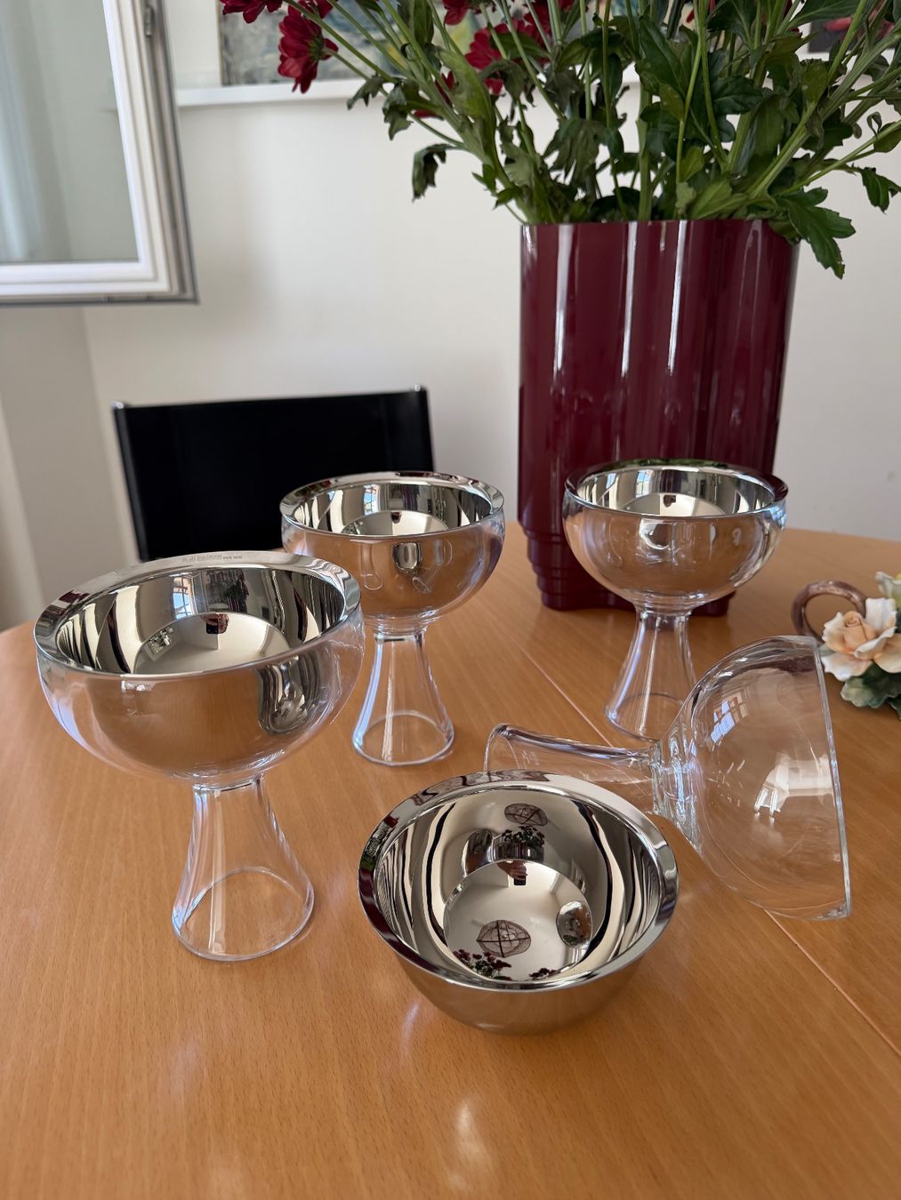 Alessi Coupes: 4 Eisbecher Alessi Neu transparent – D'occasion à Nussbaumen AG par normajeanbaker 4