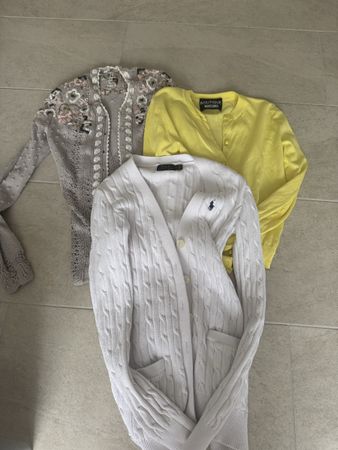 Ralph Lauren und Co, 3 hochwertige Strickjacken , XS/S