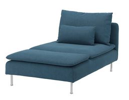 SÖDERHAMN Bezug Récamierenelement, Tallmyra blau