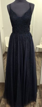 Dunkelblau Kleid