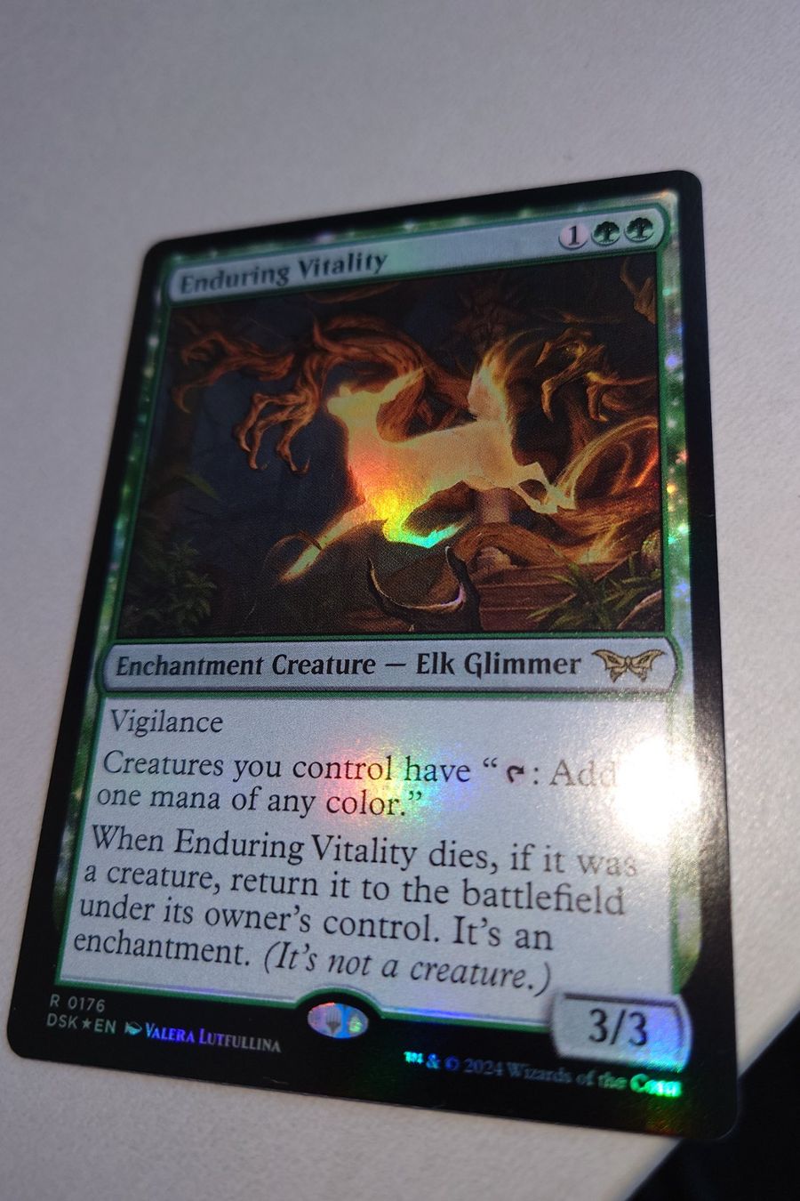 Magic The Gathering Sammelbilder & Trading cards: Mtg, Enduring Vitality R0176, FOIL – Gebraucht aus Elsau von majeerdi 1