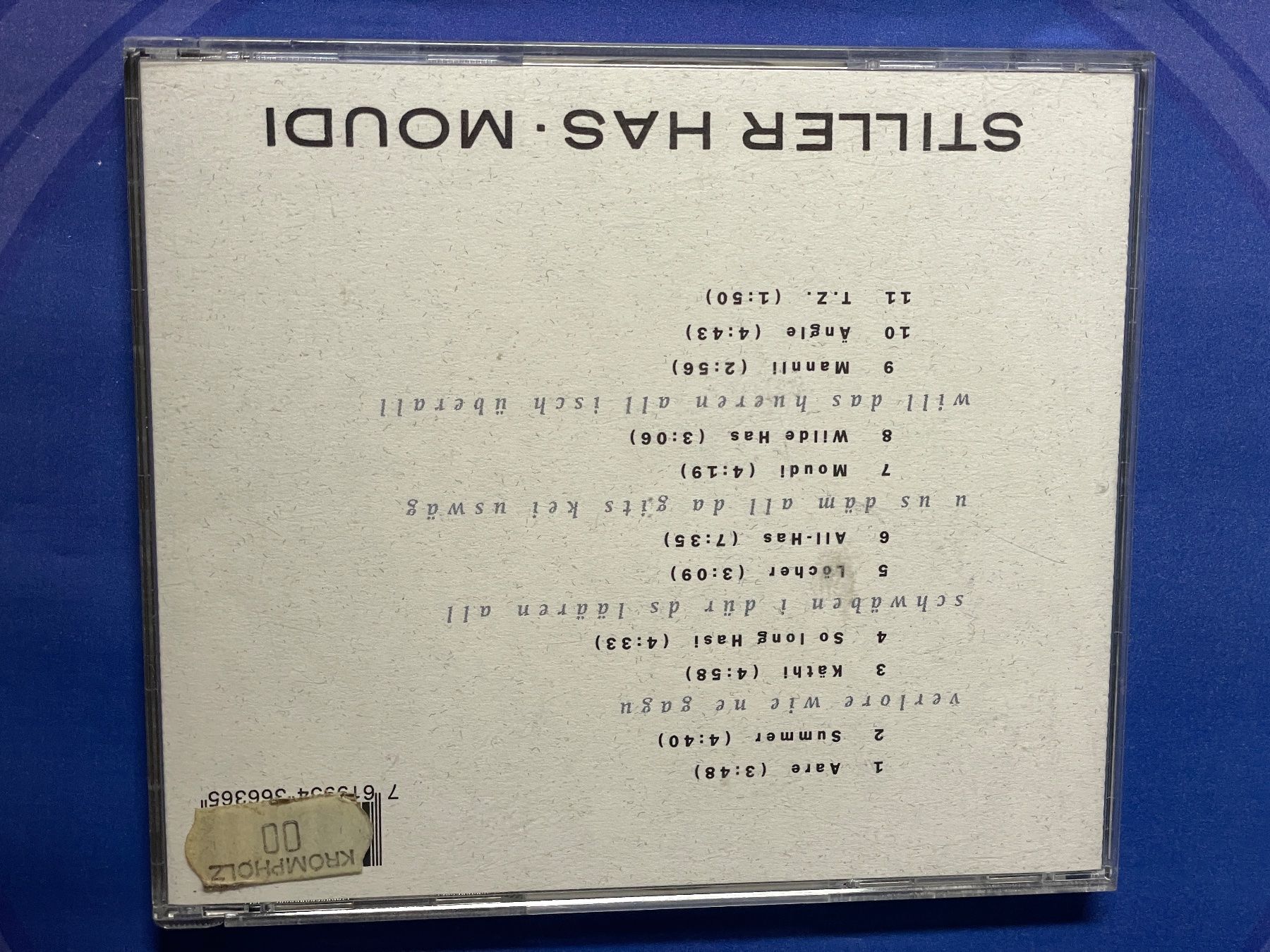 CD: Stiller Has - Moudi – Usato da Muri b. Bern venduto da AdidasCollector 1