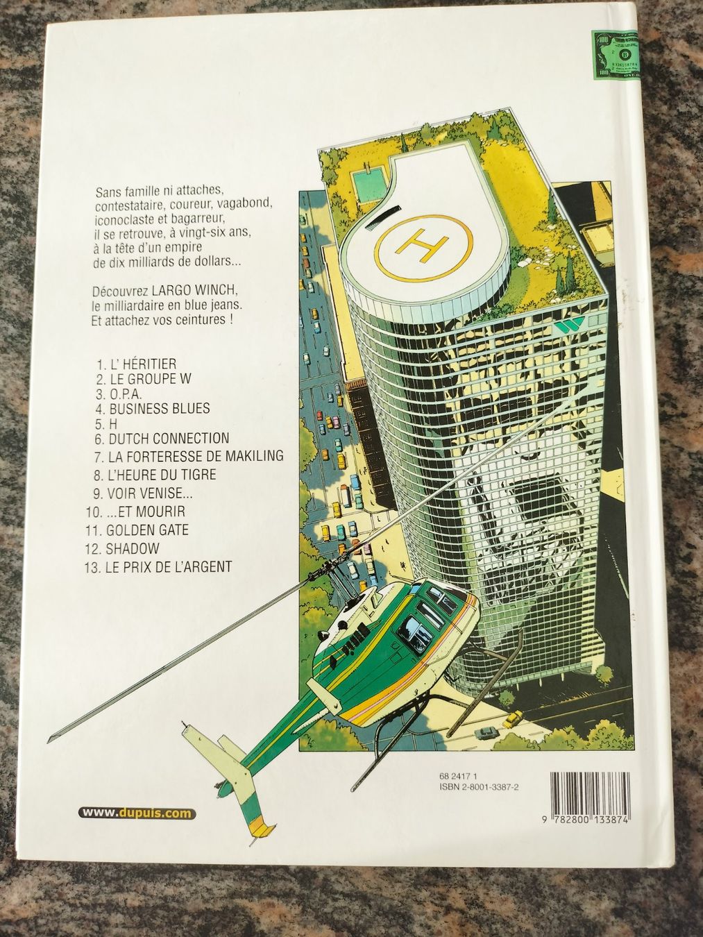 Fumetti: Winch 13 Le prix de l'argent EO TBE – Usato da Cortaillod venduto da rozinna 2