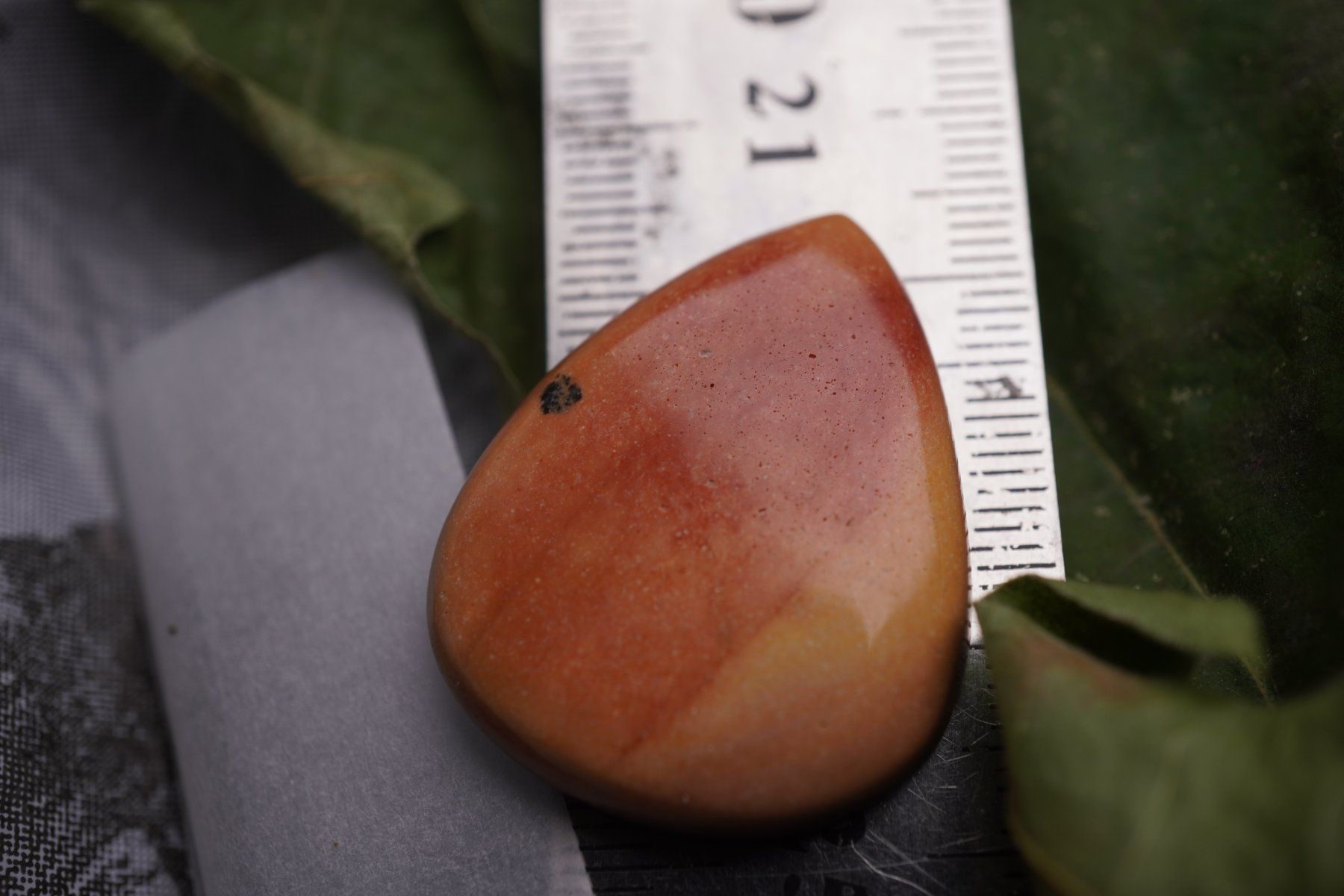 Minerali & Pietre curative: Feuer Jaspis  Cabochon 40ct  ab 1.- – Nuovo e nell'imballaggio originale da Eschenbach SG venduto da topstone 5