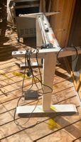 Elektrisches Tischgestell weiss höhenverstellbar gebraucht