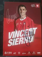 Vincent Sierro - handsignierte SFV Karte