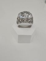 750 Gold Ring 0.75 ct Diamanten & Aquamarin  TOP PREIS