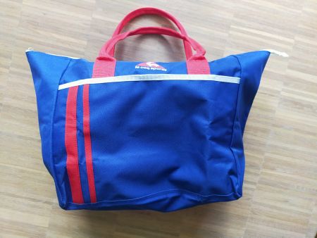 Le Coq Sportif Weekender Tasche Blau/Rot/Weiss – ca. 52 cm