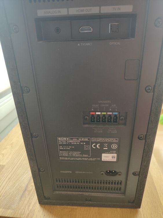 Sony Home Cinema: Sony Soundboard mit Subwoofer – Usato da Beinwil am See venduto da B.Surber 2