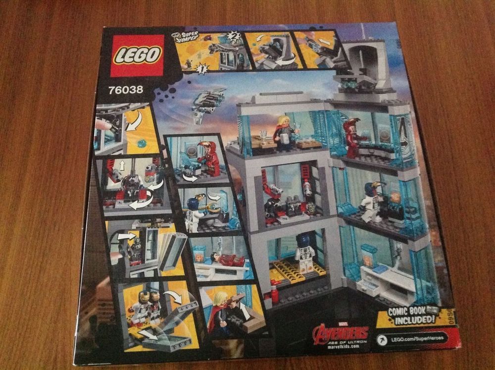 LEGO ATTACK ON AVENGERS TOWER 76038 (Nuovo e nell'imballaggio