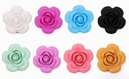 Perlen Blume aus Silikon 40x15mm