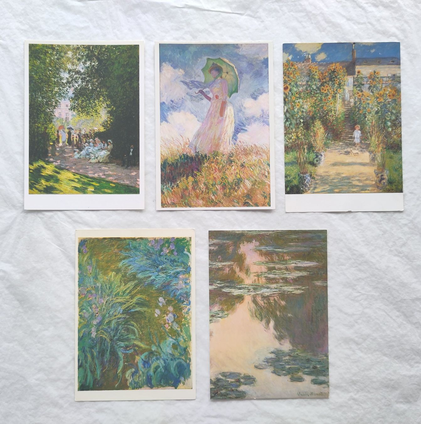 Cartoline postali: 38 AK mit Kunst von CLAUDE MONET – Usato da Pfäffikon ZH venduto da rabali 4