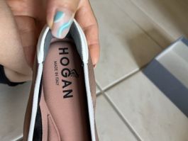 HOGAN Leder-Ballerinas Gr. 35½ NEU Originalbox & Staubbeutel