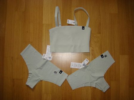 Brassière effet no bra (bret. amovible) + 2 hipster