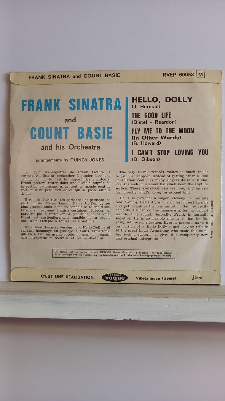 Dischi in vinile: Frank Sinatra & Count Basie - Hello, Dolly! Single RVEP – Usato da St. Gallen venduto da Bir_Rer 1