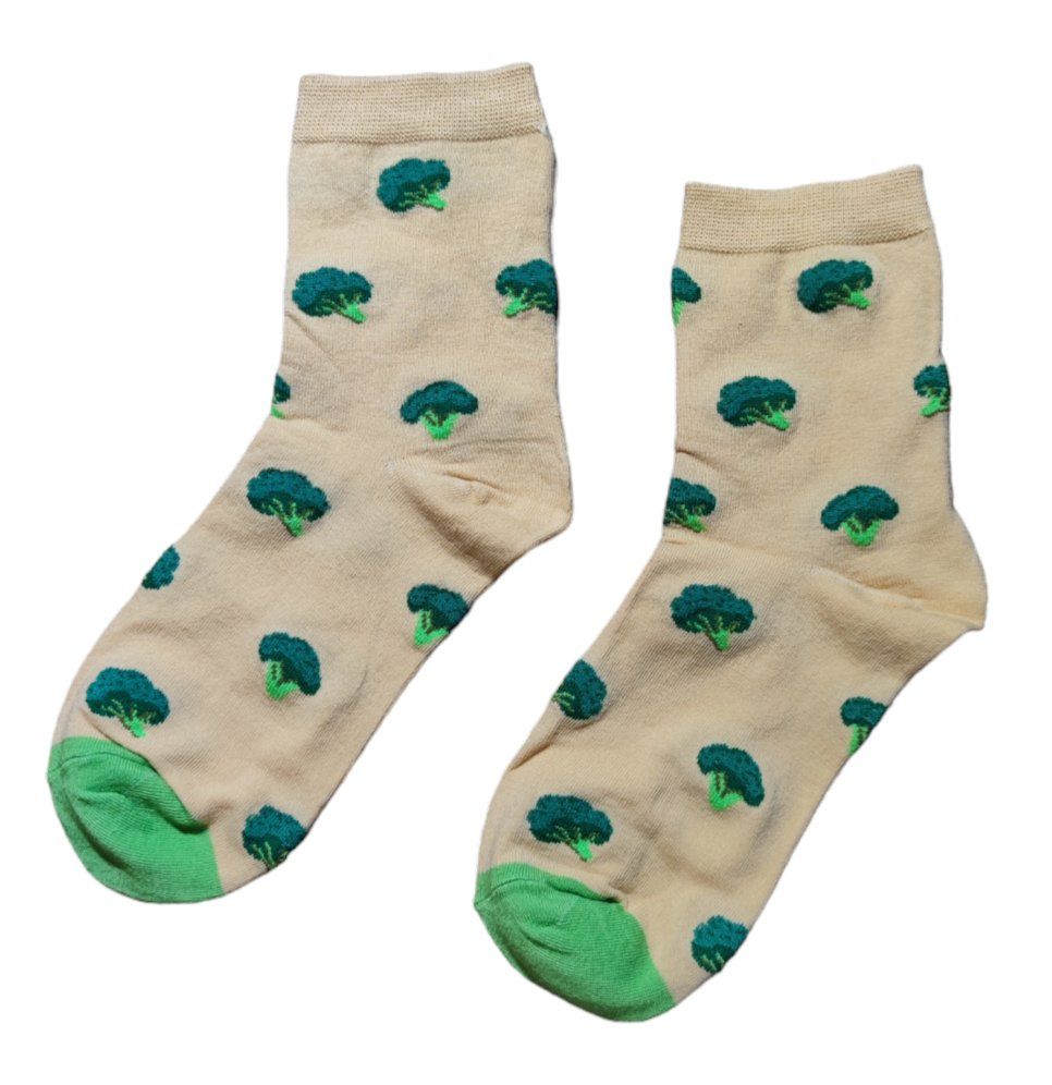 Calze: Socken Brokkoli / Broccoli / Gemüse / Vegetables – Nuovo e nell'imballaggio originale da Zürich venduto da amysmith 1