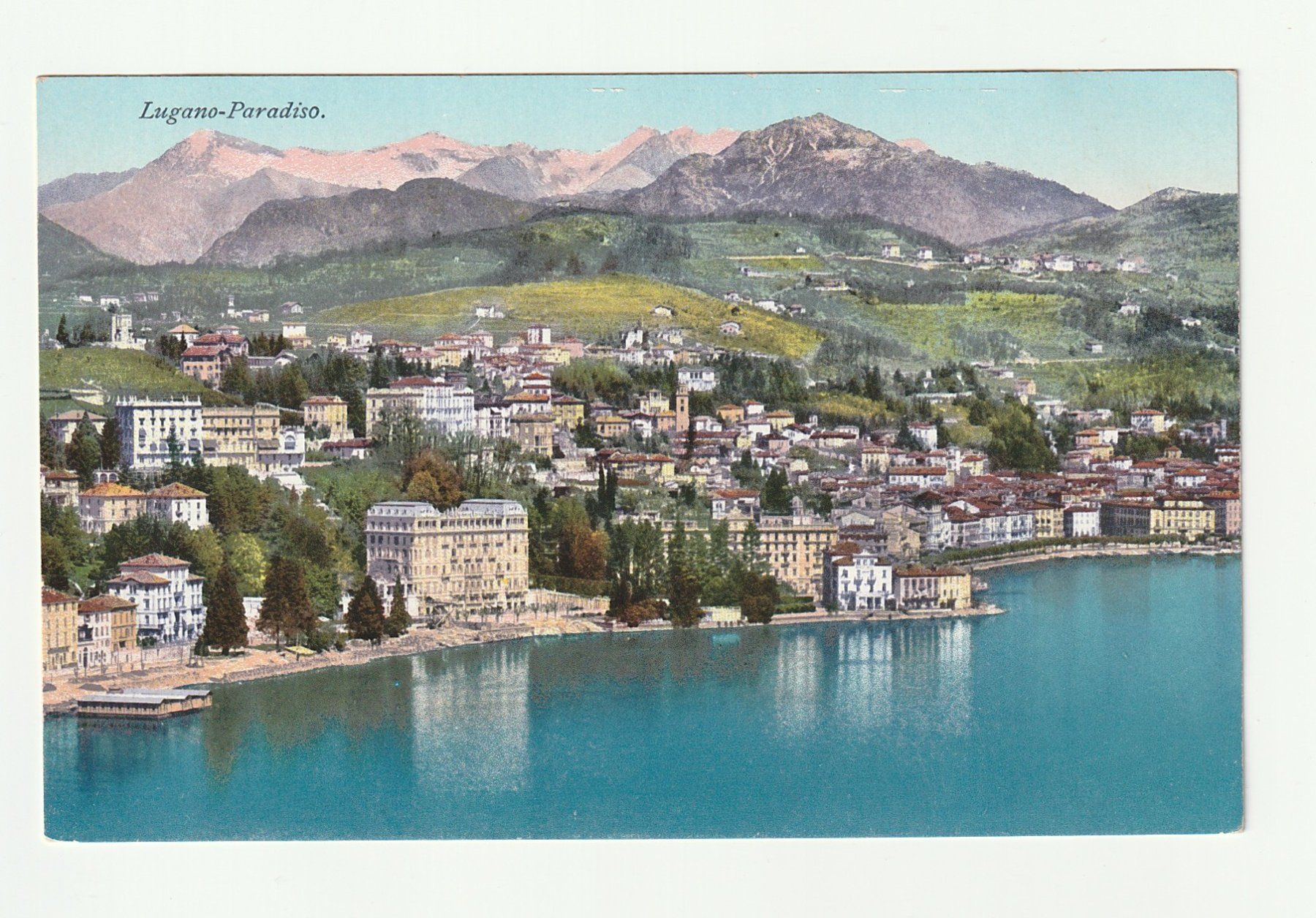 Cartoline postali: AK Lugano Paradiso, Seeufer Panorama, Ungelaufen – Nuovo (secondo la descrizione) da St. Gallen venduto da Ricardo_Deals