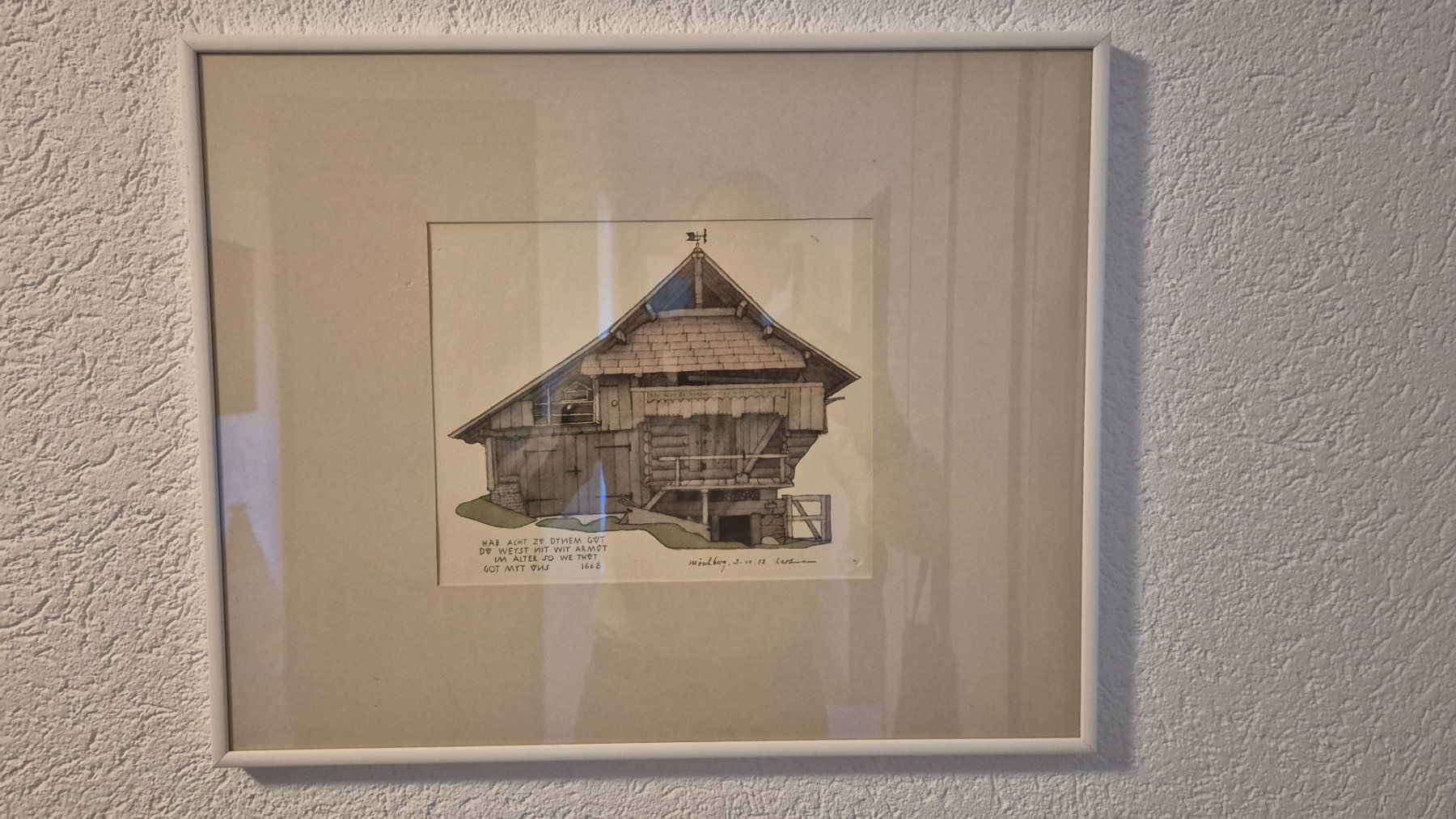Dipinti: Zeichnung Hans Hartmann 1982 – Usato da Reinach AG venduto da die_9t5z