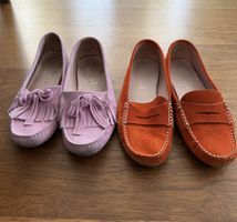 2 pretty Ballerinas Pink & Orange Damen Grösse 38 gebraucht