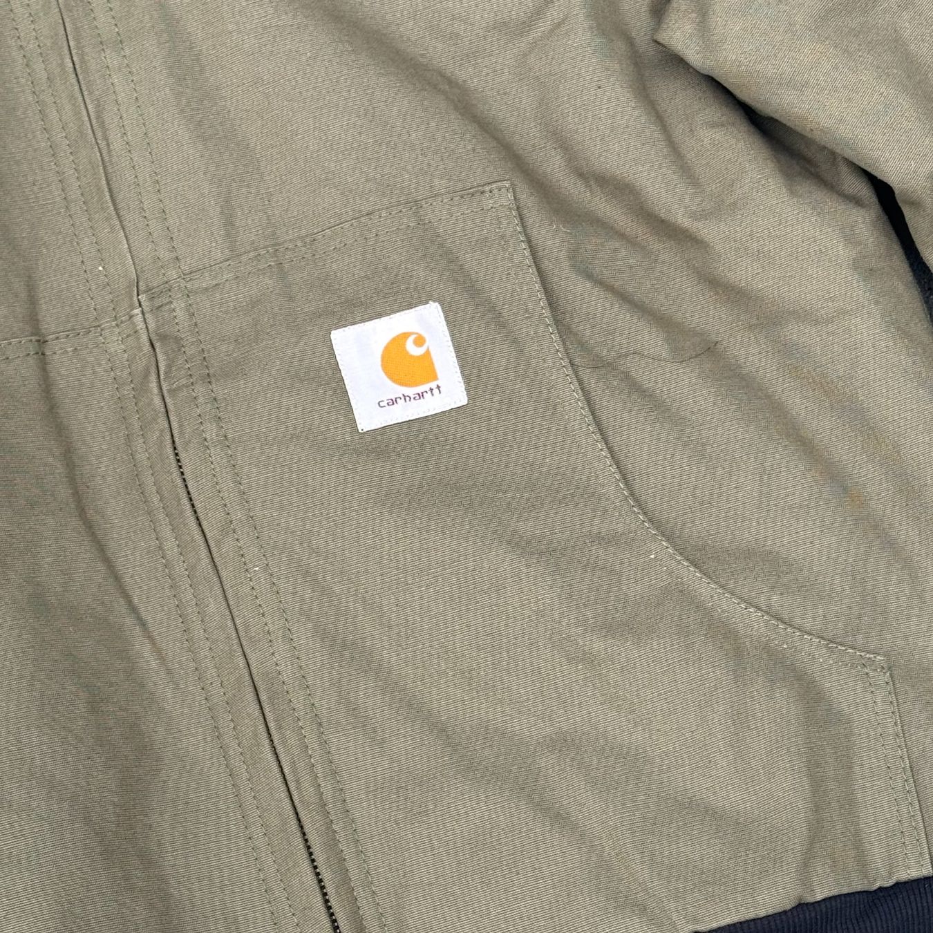 Carhartt Giacche: Carhartt Union Labor reworked vintage-style jacket – Usato da St. Gallen venduto da sourced_limited 2