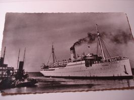 PK Cherbourg, le Paquetbot "Columbia" um 1950, gelaufen
